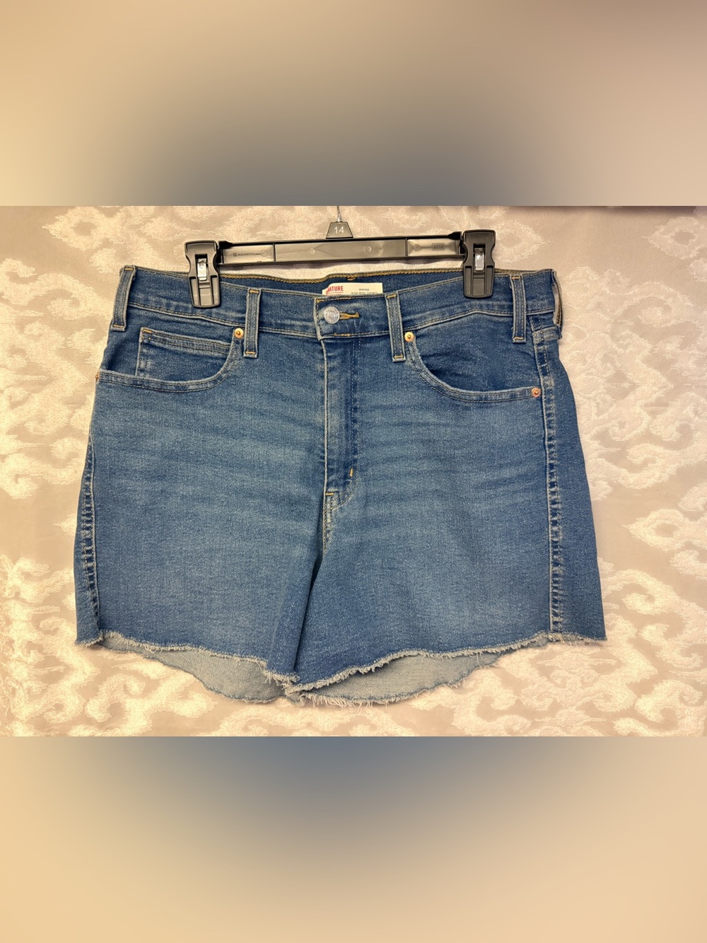 Signature by Levi Strauss Blue Denim with Tan Leather Patch